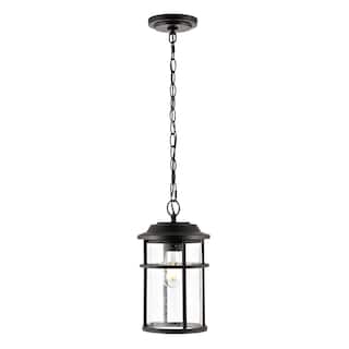 SAFAVIEH Lighting Cianna Outdoor Pendant - 8" W x 8" D x 18-90" H