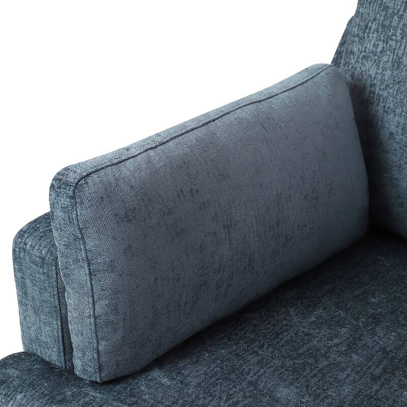 Oversized Lounge Sofa Accent Armchair with T-Shaped Cushion