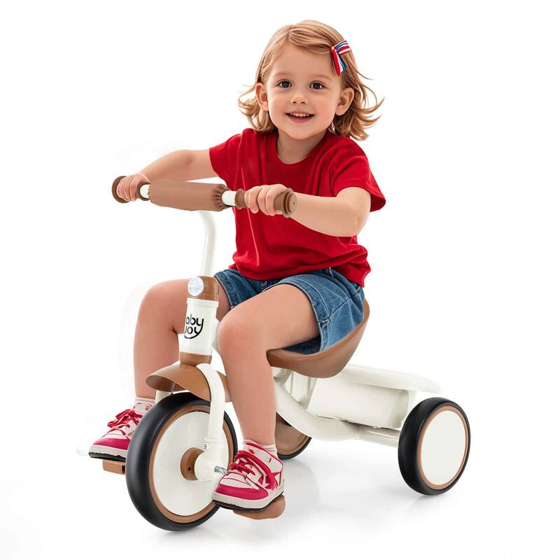 Babyjoy Kids Tricycle Toddler Trike with Adjustable Seat & Storage - See Details