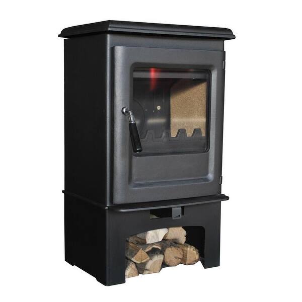 HiFlame Olymberyl HF905UB Small 800 Sq.Feet Wood Burning Stove with Log  Stand - Bed Bath u0026 Beyond - 19834494