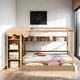 preview thumbnail 2 of 40, Full Size Wood House Bed with Drawers and Wardrobe