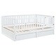 preview thumbnail 29 of 34, Full Daybed with Guardrails & Drawers - Space-Saving Design