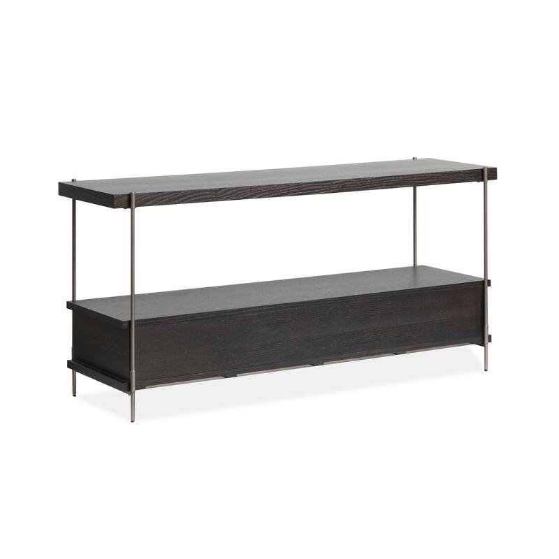 Magnussen Home Spencer Dark Briarsmoke Rectangular Sofa Table - 60''W x 16''D x 28''H