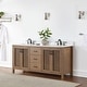 preview thumbnail 83 of 177, Altair Hadiya Bathroom Vanity with Composite Stone Countertop without Mirror
