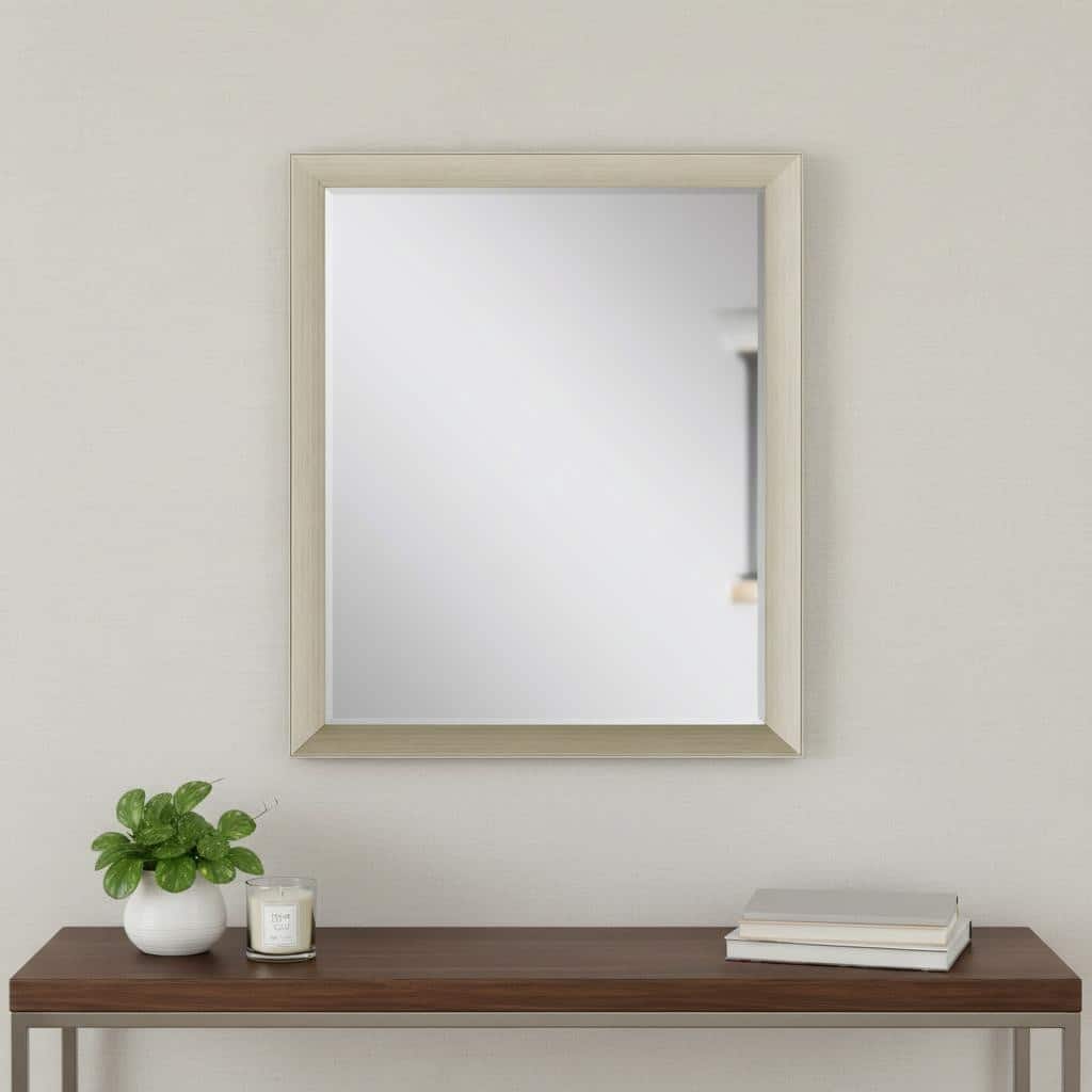 HomeRoots 31" Silver Accent Mirror - 25.00 in. x 31.00 in. x 2.00 in.