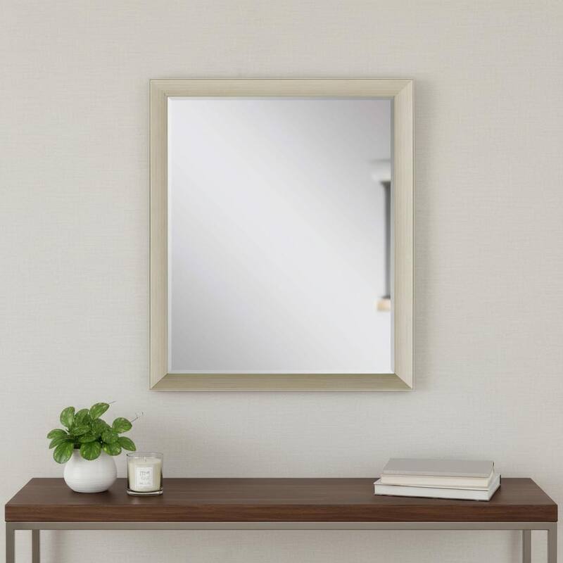 HomeRoots 31" Silver Accent Mirror - 25.00 in. x 31.00 in. x 2.00 in. - 25.00 in. x 31.00 in. x 2.00 in.