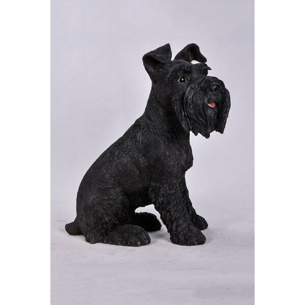 black schnauzer stuffed animal
