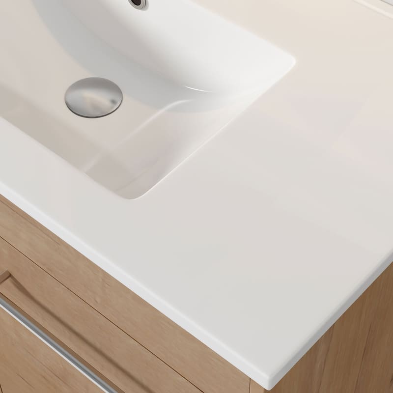 Kay Oak Natural Vanity Kit (Assembly Required)