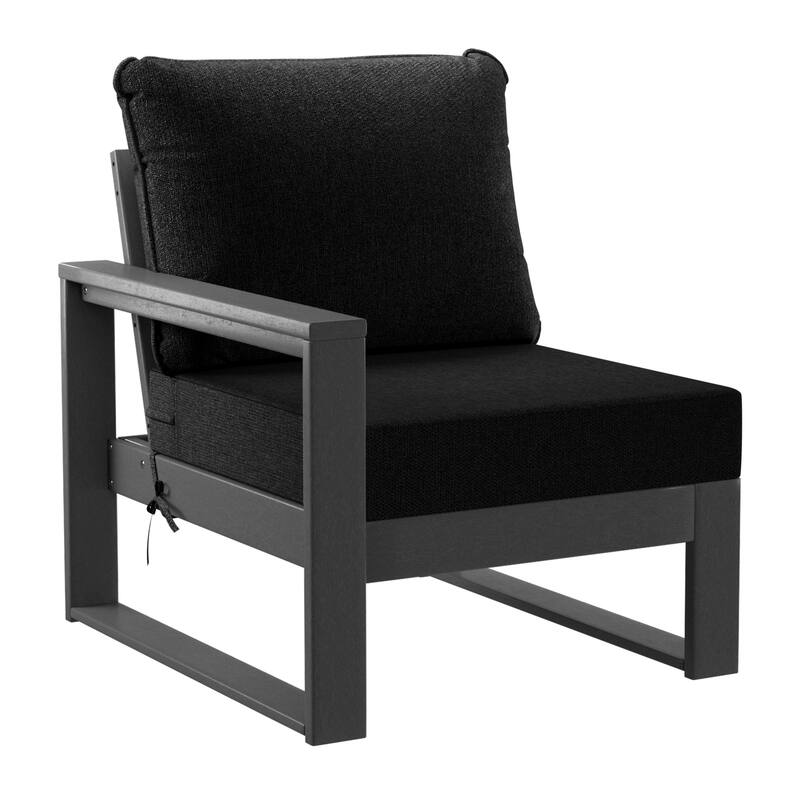 Endless Outdoor Patio Love Seat with Gray Frame