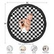 preview thumbnail 4 of 3, Sweet Jojo Designs Black/White Gingham Checkered Plaid Boy, Girl, Unisex/Gender Neutral Baby Tummy Time Playmat - Vintage, Retro
