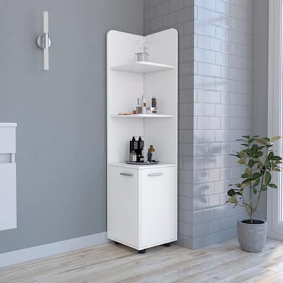 Freestanding Cabinet, One Drawer