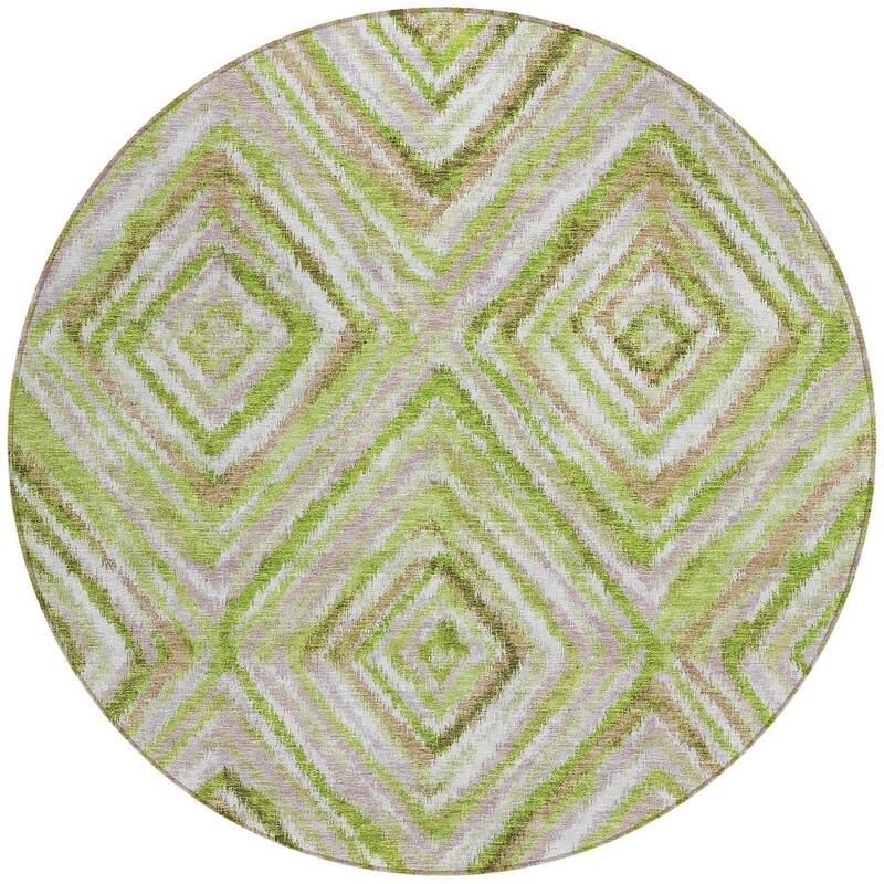HomeRoots Geometric Transitional Rectangle Outdoor Rug