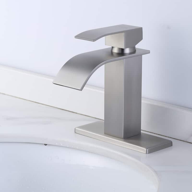 WOWOW 304 Stainless Steel Faucet Deck Plate Fits 1 to 3 Hole Sinks