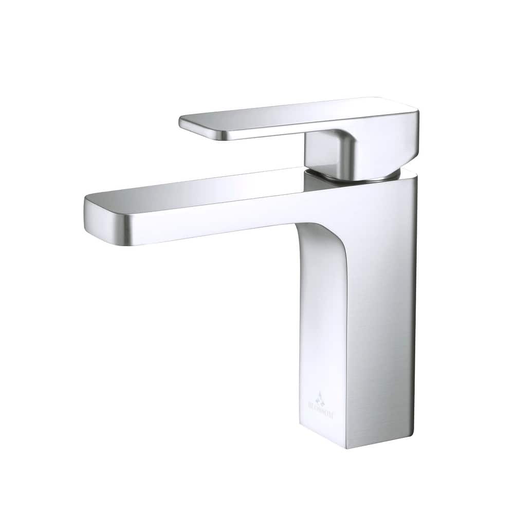 Solid Brass Lead-free Single-handle High Arc Bathroom Faucet