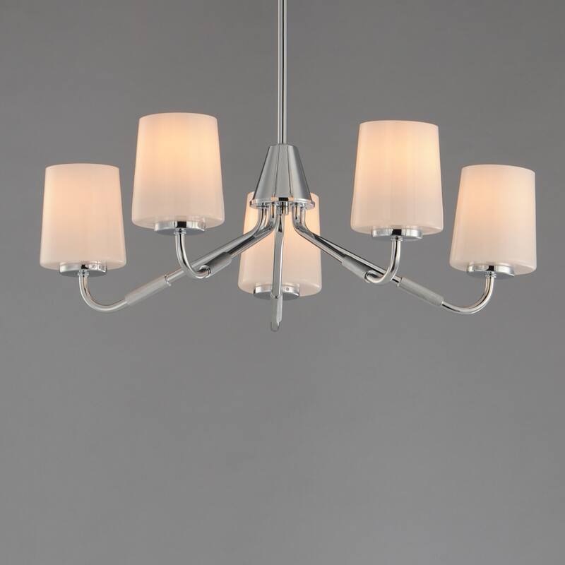Maxim 12696WT Durham 5 Light 26" Wide Chandelier