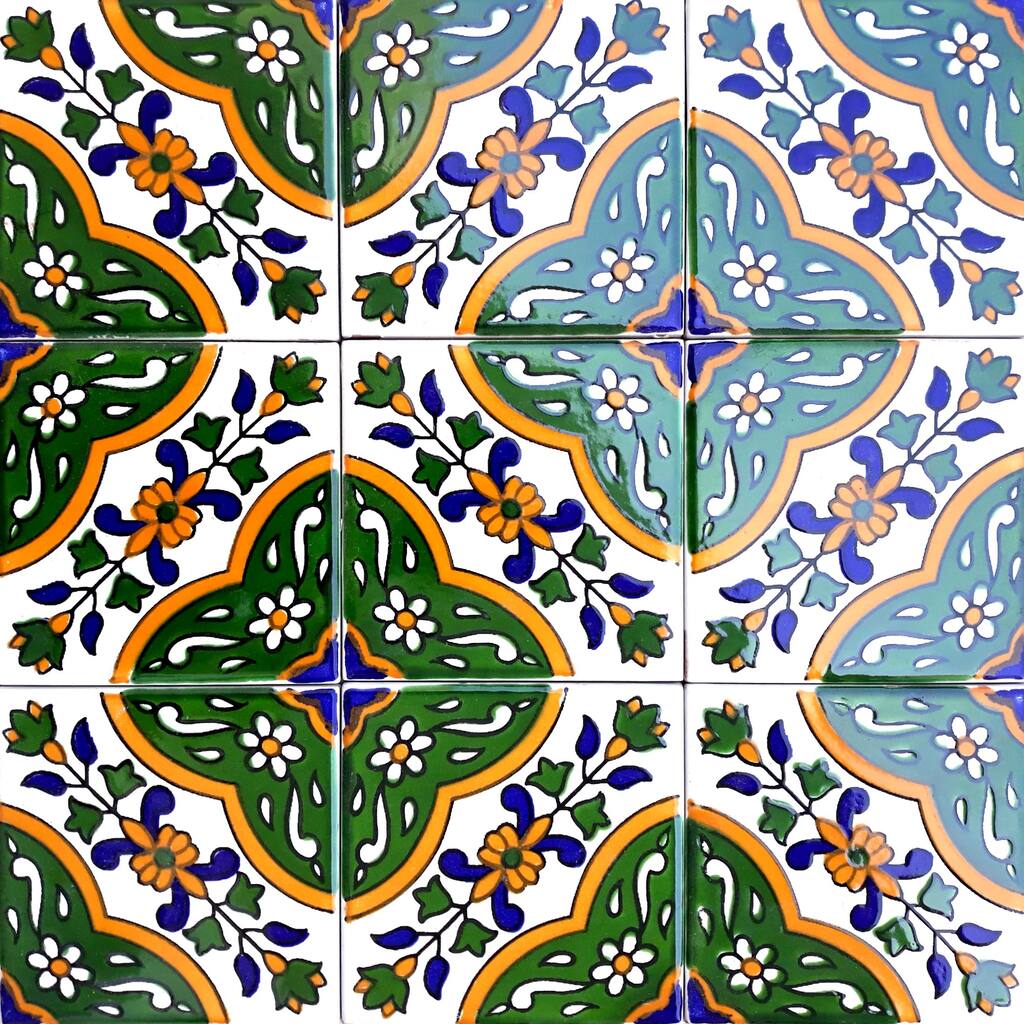 5 Sq. Ft. (45 tiles) Backsplash Design 4x4 Pool Kitchen Bathroom Wall