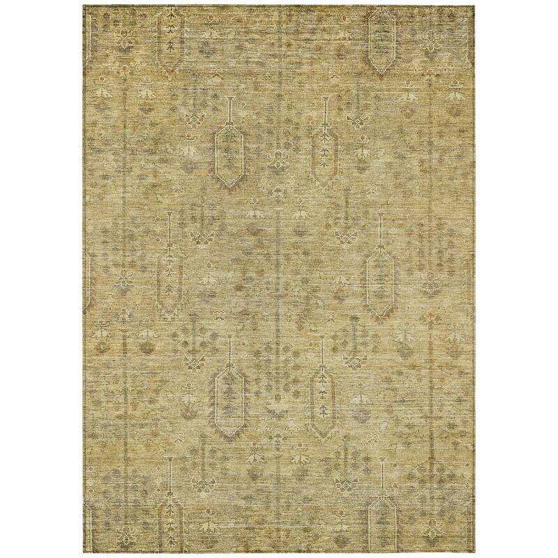 HomeRoots Southwestern Transitional Rectangle Outdoor Rug