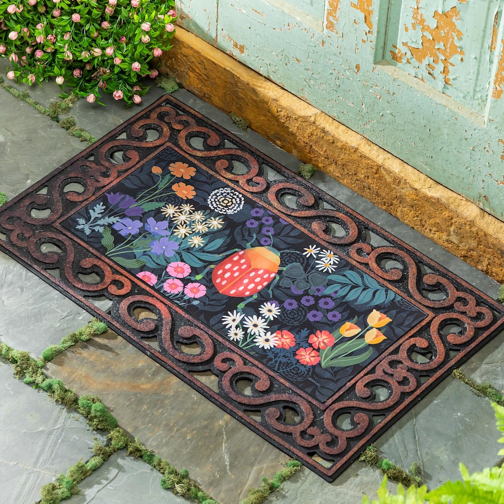 22 in. x 10 in. Garden Park Beetle Sassafras Switch Mat