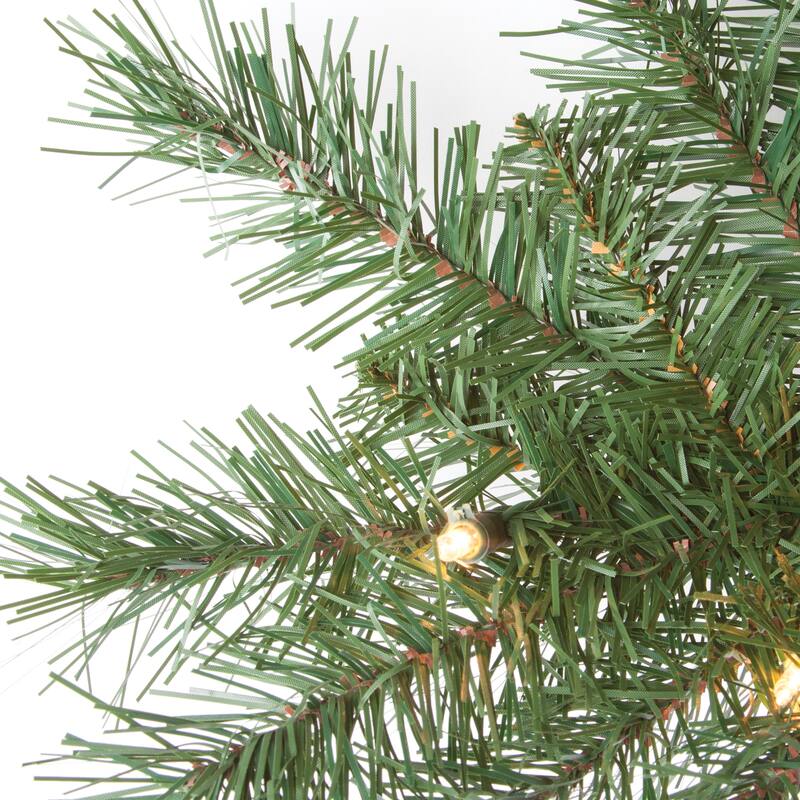 2 ft. Pre Lit Multi Colored LED Colorado Spruce Tree Set of 2