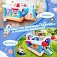 preview thumbnail 6 of 4, Multifunctional Inflatable Bounce House Extra Large 187 x 122 x 81'' Extra Thick Material Jumping Castle With Long Slide