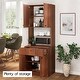 preview thumbnail 19 of 30, Living Skog Scandi Pantry Kitchen Storage Cabinet
