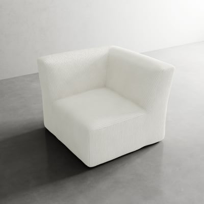 Corduroy Armchair Corner Chair For Living Room