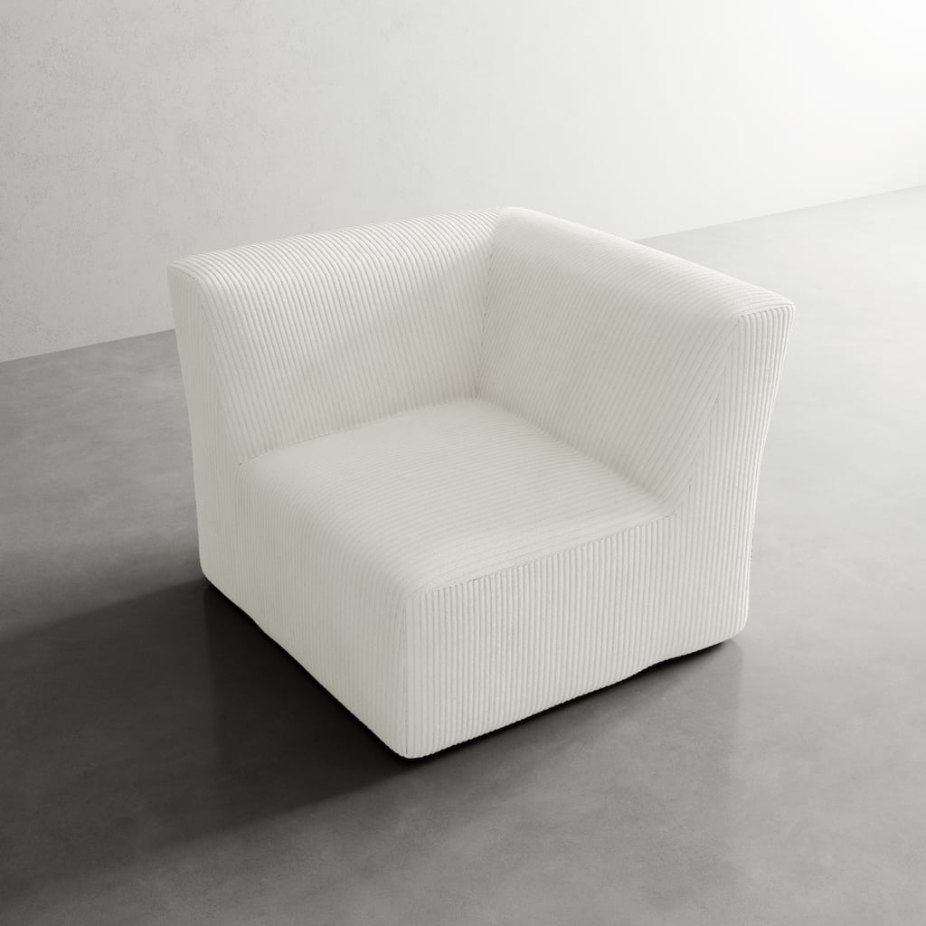 Corduroy Armchair Corner Chair For Living Room