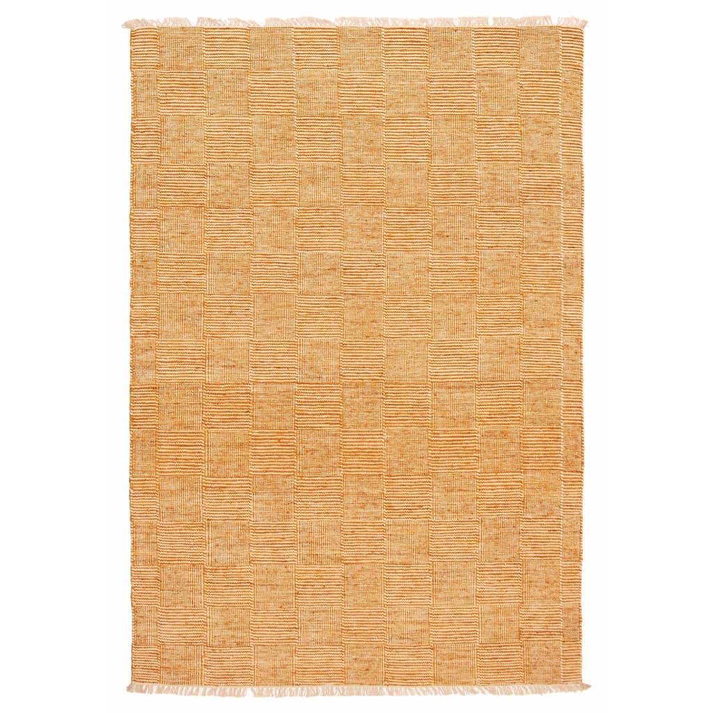 Boho Brown Kilim 5'2" x 8'0" - 5'2 x 8'0