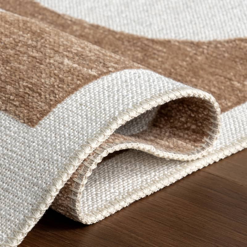 Nuloom Odilia SuperiorWash Geometric Machine Washable Area Rug