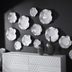 preview thumbnail 7 of 7, Uttermost Abella Abstract Flower Ceramic Wall Art - Set of 3