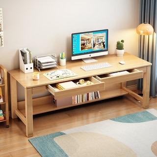 WILK Solid Wood Kids Desk, Writing Desk, Study Desk with Drawers