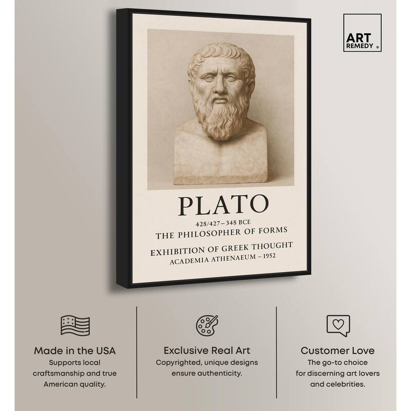 Philosopher of Forms Canvas by Art Remedy