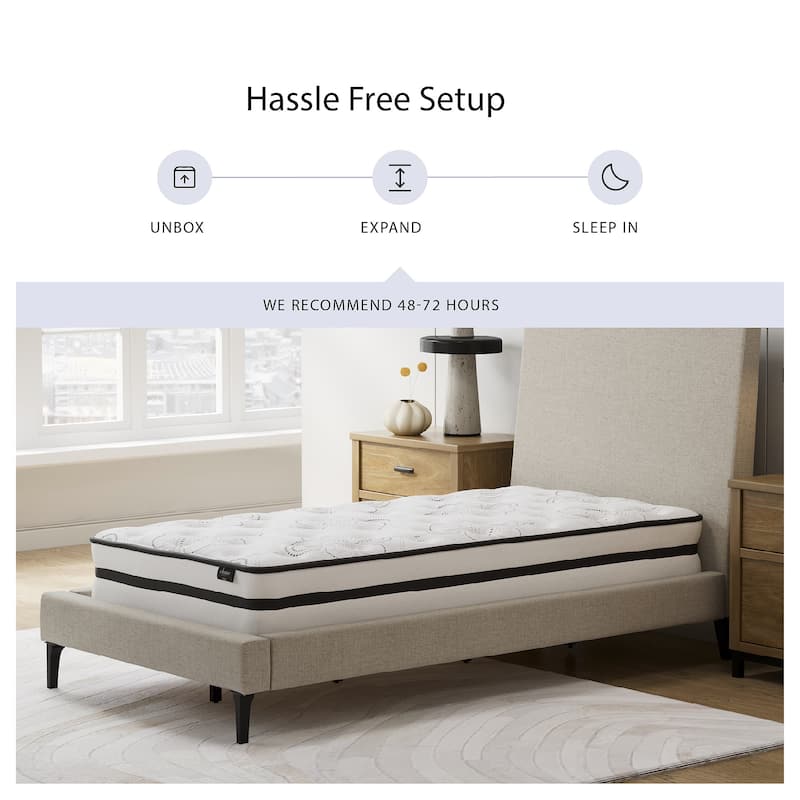 Signature Design by Ashley Chime 10-inch Hybrid Mattress in a Box