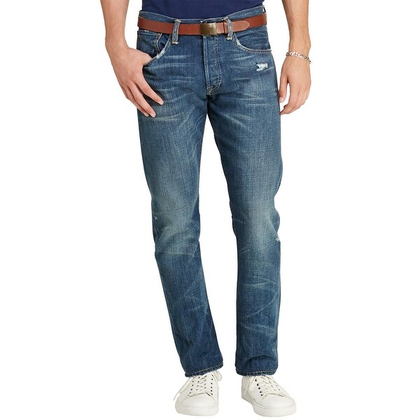 polo ralph lauren men's varick slim straight jeans