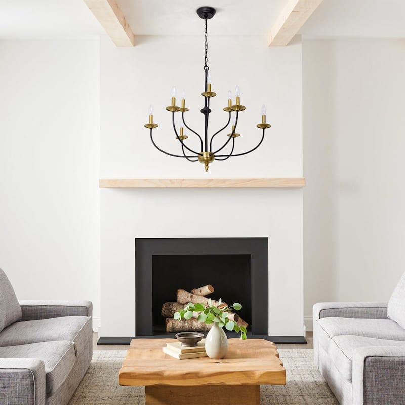 Maxax 9 - Light Candle Style Classic / Traditional Chandelier