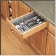 preview thumbnail 8 of 16, Rev-A-Shelf CT Series 11-1/2 Inch Trimmable Polymer Cutlery Tray