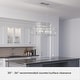 preview thumbnail 8 of 18, Hunter Laurel Ridge 6-Light Linear Chandelier - Kitchen Island, Dining Room - Modern Farmhouse, Candle, Industrial, Transitional
