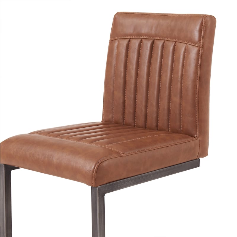 NPD Furniture Ronan Faux Leather Bar Stool (Set of 2)