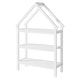 preview thumbnail 36 of 39, Kids bedroom set Twin size wood house bed with storage shelf and hanger