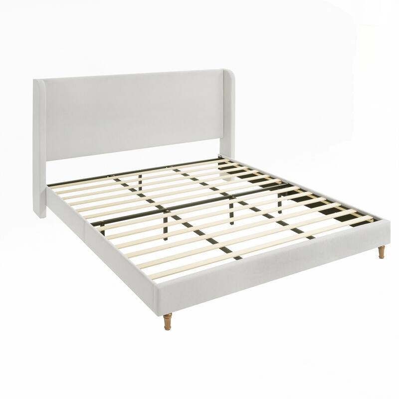 54" High Headboard Upholstered Bed