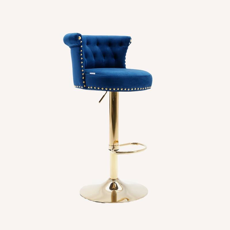 Set of 2 Adjustable Counter Height Chairs