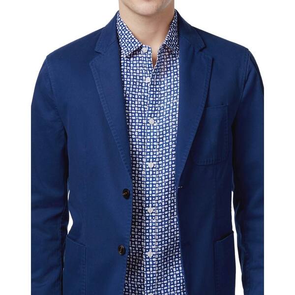 Shop Michael Kors Men S Slim Fit Garment Dyed Sportcoat 44 Regular
