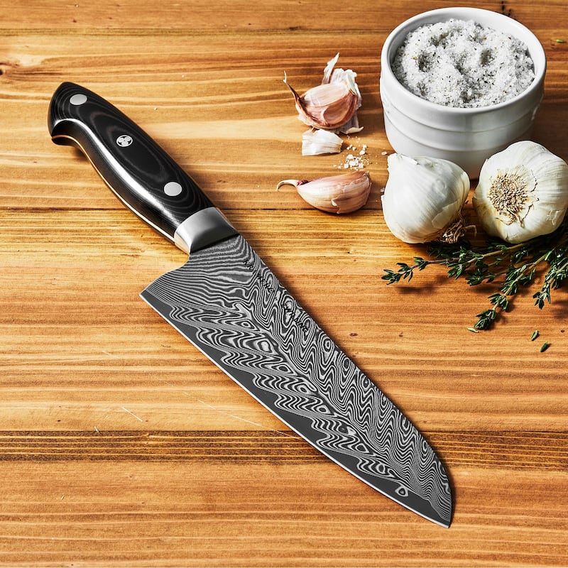 KRAMER by ZWILLING EUROLINE Damascus Collection 7-inch Santoku Knife