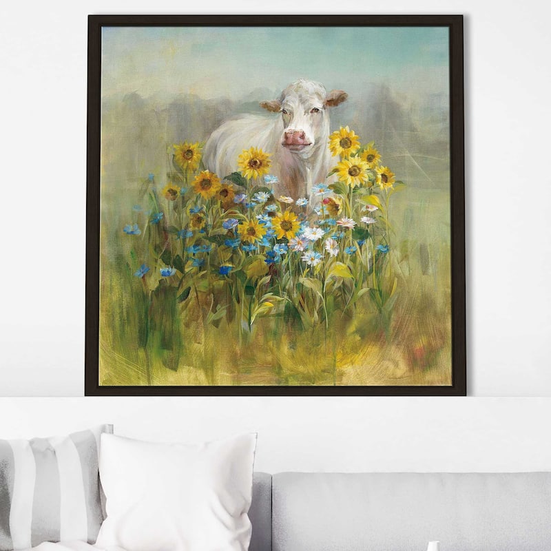 "Farm and Field I" Print on Floating Canvas