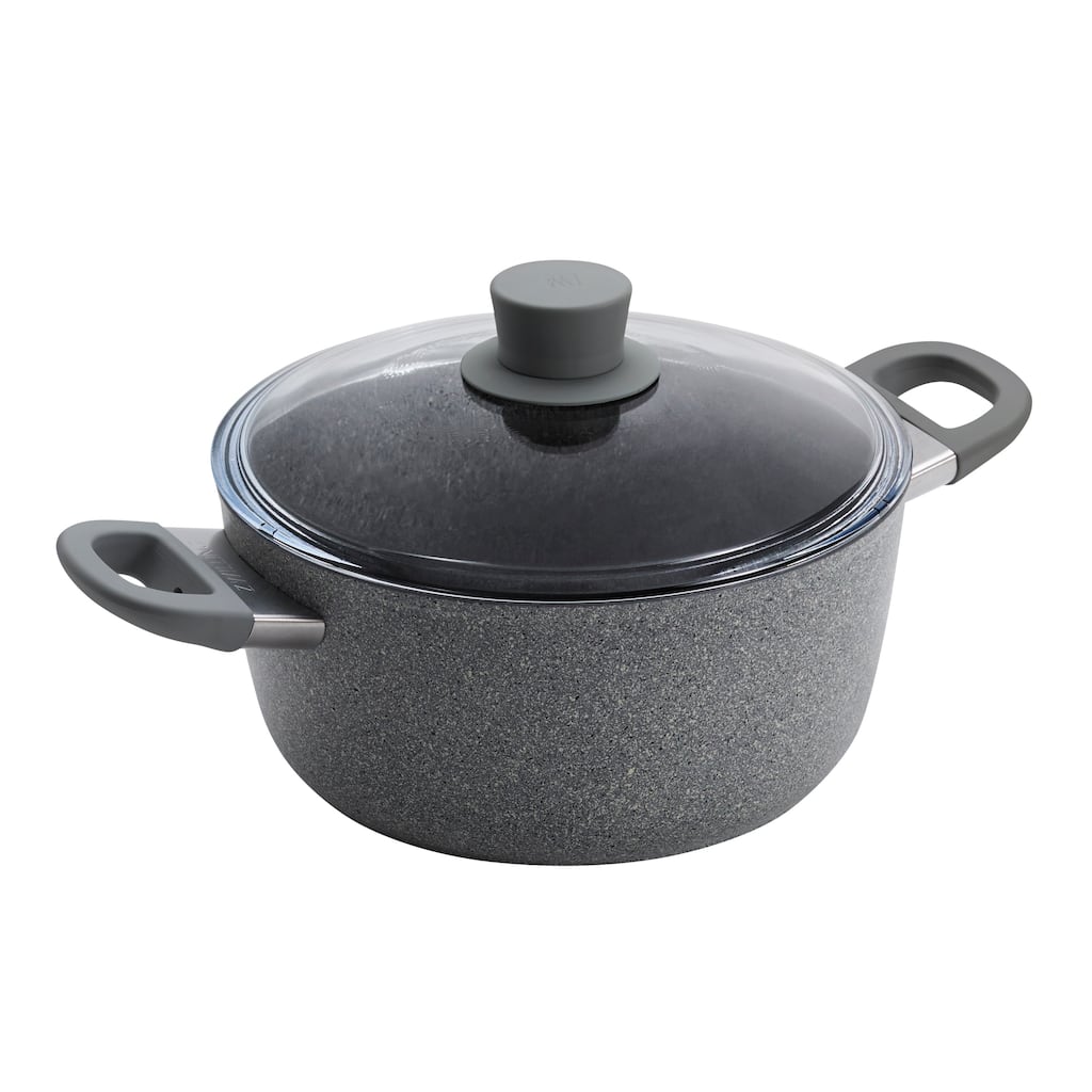 ZWILLING Parma Plus Ceramic 4.8-qt Aluminum Ceramic Nonstick Dutch Oven with Lid - Grey