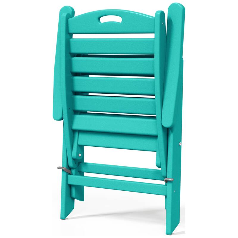 Coastline Patio Folding Highback Dining Chair Set of 2