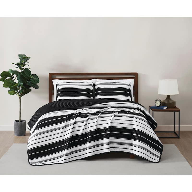 Truly Soft Brentwood Stripe Quilt Set