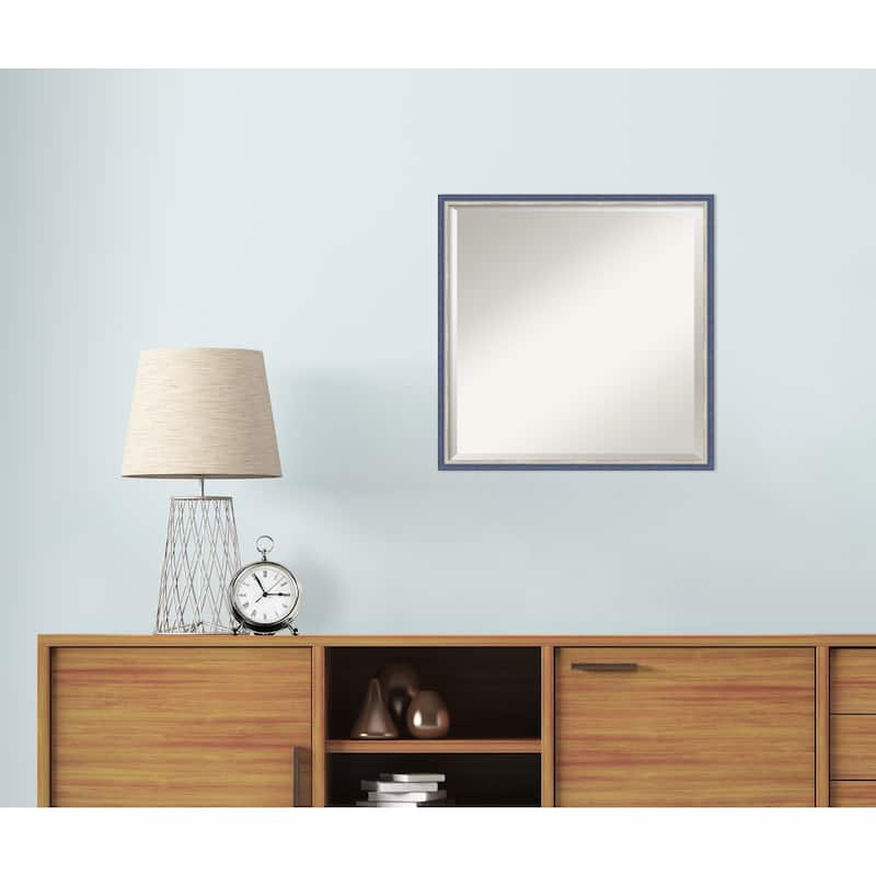 Theo Narrow Beveled Wood Framed Wall Mirror