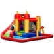 preview thumbnail 1 of 10, Costway Inflatable Water Slide Jumping Bounce House Bouncy Splash Pool Multi - Kids