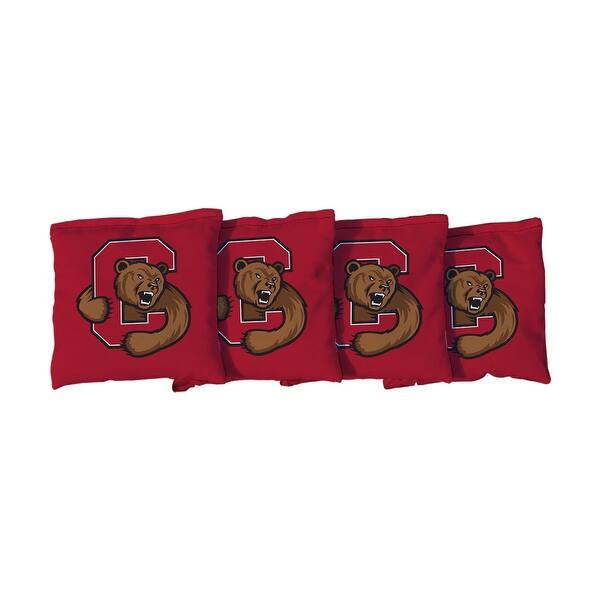 slide 2 of 3, Cornell Big Red Red Cornhole Bags All-Weather Resin Filled